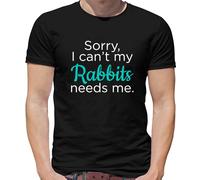 Sorry I Can'T My Conigli Needs Me - T-Shirt - Nano Lop Olandese Coniglio