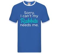Sorry I Can'T My Conigli Needs Me - Uomo Suoneria - Nano Lop Olandese Coniglio