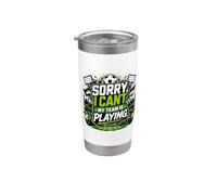 Sorry, I Cant. My Team Is Playing. Bicchiere termico in acciaio inox doppia parete