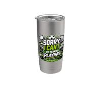 Sorry, I Cant. My Team Is Playing. Bicchiere termico in acciaio inox doppia parete