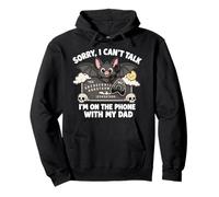 Sorry I Can't Talk With My Dad Ouija Board Divertente Halloween Felpa con Cappuccio