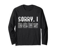 Sorry I DGAF Guitar Player Guitar Chord Music Guitarist Maglia a Manica