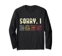 Sorry I DGAF Guitar Player Guitar Chord Music Guitarist Maglia a Manica