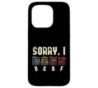 Sorry I DGAF Guitar Players Guitar Lover Bass Player Chords Custodia per iPhone 15 Pro