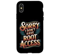 Sorry I Don't Have Root Access Programmer Developer - Custodia per iPhone X/XS