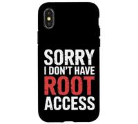 Sorry I Don't Have Root Access Programmer Developer - Custodia per iPhone X/XS