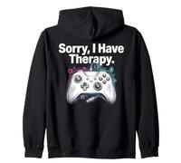 Sorry I Have Therapy Controller per Console per Videogiochi Felpa con Cappuccio