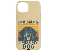 Sorry I have to go I Miss My Dog Bassotto Retro Custodia per iPhone 15 Plus