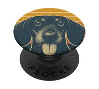 Sorry I have to go I Miss My Dog Bassotto Retro PopSockets PopGrip Adesivo