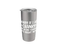 Sorry If I Am Cranky I'm In My Terrible 70's Right Now Bicchiere termico in acciaio inox doppia parete