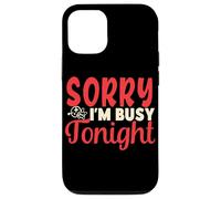 Sorry I'm Busy Tonight Voodoo Doll Shirt Donna Uomo Halloween Custodia per iPhone 12/12 Pro