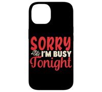 Sorry I'm Busy Tonight Voodoo Doll Shirt Donna Uomo Halloween Custodia per iPhone 14