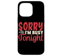 Sorry I'm Busy Tonight Voodoo Doll Shirt Donna Uomo Halloween Custodia per iPhone 14 Pro Max