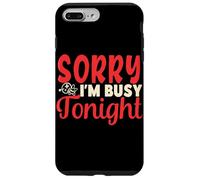 Sorry I'm Busy Tonight Voodoo Doll Shirt Donna Uomo Halloween Custodia per iPhone 7 Plus/8 Plus