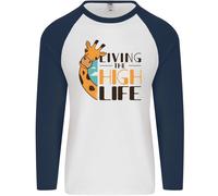 Sorry I'M Late il Mio Alaska Era Seduto Su Me Uomo L/S Baseball T-Shirt