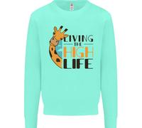 Sorry I'M Late My Alaska Era Seduto On Me Bambini Felpa Maglione