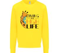 Sorry I'M Late My Alaska Era Seduto On Me Bambini Felpa Maglione