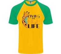 Sorry I'M Late My Alaska Era Seduto On Me DA UOMO S/S Baseball T-Shirt