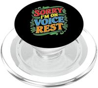 Sorry I'm On Voice Rest Rest del cantante del coro vocale PopSockets PopGrip per MagSafe