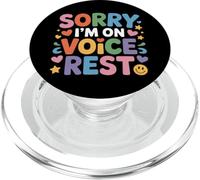Sorry I'm On Voice Rest Vocal Choir Singer Rest - PopSockets PopGrip per MagSafe