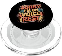 Sorry I'm On Voice Rest Vocal Choir Singer Rest ||- PopSockets PopGrip per MagSafe