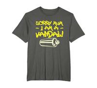 Sorry Mum I Am A Vandal | Vernice spray | Artista di graffiti Maglietta