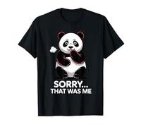 Sorry That Was Me Panda Divertente scoreggia Scherzo Umorismo Maglietta