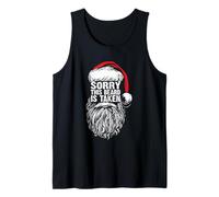 Sorry This Beard Is Taken Cool Christmas Santa Claus Graphic Canotta