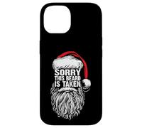 Sorry This Beard Is Taken Cool Christmas Santa Claus Graphic Custodia per iPhone 14