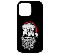 Sorry This Beard Is Taken Cool Christmas Santa Claus Graphic Custodia per iPhone 14 Pro Max