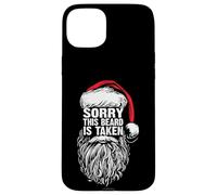 Sorry This Beard Is Taken Cool Christmas Santa Claus Graphic Custodia per iPhone 15 Plus