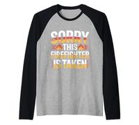 Sorry This Firefighter Is Taken Amore di relazione - Maglia con Maniche Raglan