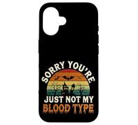 Sorry You're Just Not My Blood Type Halloween Nurse |-- Custodia per iPhone 16