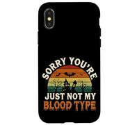 Sorry You're Just Not My Blood Type Halloween Nurse |-- Custodia per iPhone X/XS