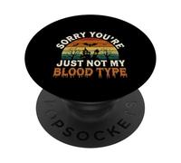 Sorry You're Just Not My Blood Type Halloween Nurse |-- PopSockets PopGrip Adesivo