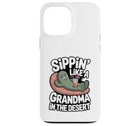 Sorseggiando come una nonna nel deserto Custodia per iPhone 13 Pro Max