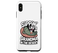 Sorseggiando come una nonna nel deserto Custodia per iPhone XS Max