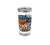SORT TRAY READY Puzzle Ordinare Pezzi Bicchiere termico in acciaio inox doppia parete