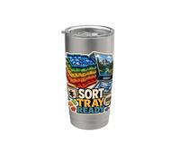 SORT TRAY READY Puzzle Ordinare Pezzi Bicchiere termico in acciaio inox doppia parete