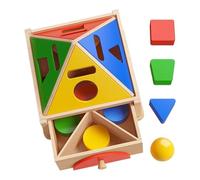 Sorter di forme per bambini - Sorter di forme in legno per 1 anno | Sorter di forme per bambini di 2 anni | Giocattoli a di classificazione con forme di legno di vari colori