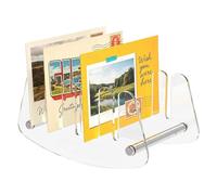 Sorter posta, verticale acrilico desktop multi-slot Letter Sorter | Portalettere per banconote carta casa ufficio appartamento soggiorno ingresso armadietto piano di lavoro libreria