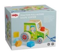 Sortierbox Traktor | Puzzle con forme e giocattolo per bambini in legno. Ideale come regalo per bambini dai 12 mesi in su.