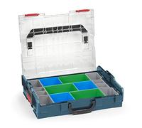 Sortimo L-BOXX 102 - Cassetta degli attrezzi in plastica professionale, con coperchio trasparente, con set di scatole per inserimento CD3, per piccoli oggetti, ideale per riporre piccoli oggetti
