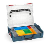 Sortimo L-BOXX 102 - Cassetta degli attrezzi in plastica professionale, con coperchio trasparente, con set di scatole H3, per piccoli oggetti, ideale per riporre piccoli oggetti