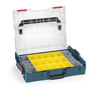 Sortimo L-BOXX 102 - Cassetta degli attrezzi in plastica professionale, con coperchio trasparente, con set di scatole B3, per piccoli oggetti, ideale per riporre piccoli oggetti