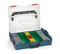 Sortimo L-BOXX 102 professionale blu con coperchio trasparente personalizzabile con il tuo logo, set di scatole G3, ideale per riporre piccoli oggetti, cassetta degli attrezzi