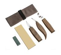 SORTZ 1/3/5/7/10/12pcs Scalpello Lavorazione del Legno Taglierina Set di Utensili A Mano Intaglio del Legno Coltello Fai da Te Peeling Intaglio del Legno Cucchiaio Intaglio taglierina (Size : 5PCS,