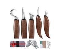 SORTZ 1/3/5/7/10/12pcs Scalpello Lavorazione Del Legno Taglierina Set di Utensili A Mano Intaglio del Legno Coltello FAI DA TE Peeling Intaglio Del Legno Cucchiaio Intaglio taglierina (Size : 10PCS,