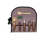 SORTZ 1/3/5/7/10/12pcs Scalpello Lavorazione del Legno Taglierina Set di Utensili A Mano Intaglio del Legno Coltello Fai da Te Peeling Intaglio del Legno Cucchiaio Intaglio taglierina (Size : 7PCS,