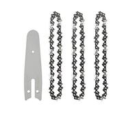 SORTZ 1/4''P 4/6 di Pollice Guida Catena Catena for Motosega elettrica for Parti di motoseghe Mini Cordless da 4/6 Pollici for Accessori di Registrazione e potatura (Color : 4 inch Set A, Size : A)